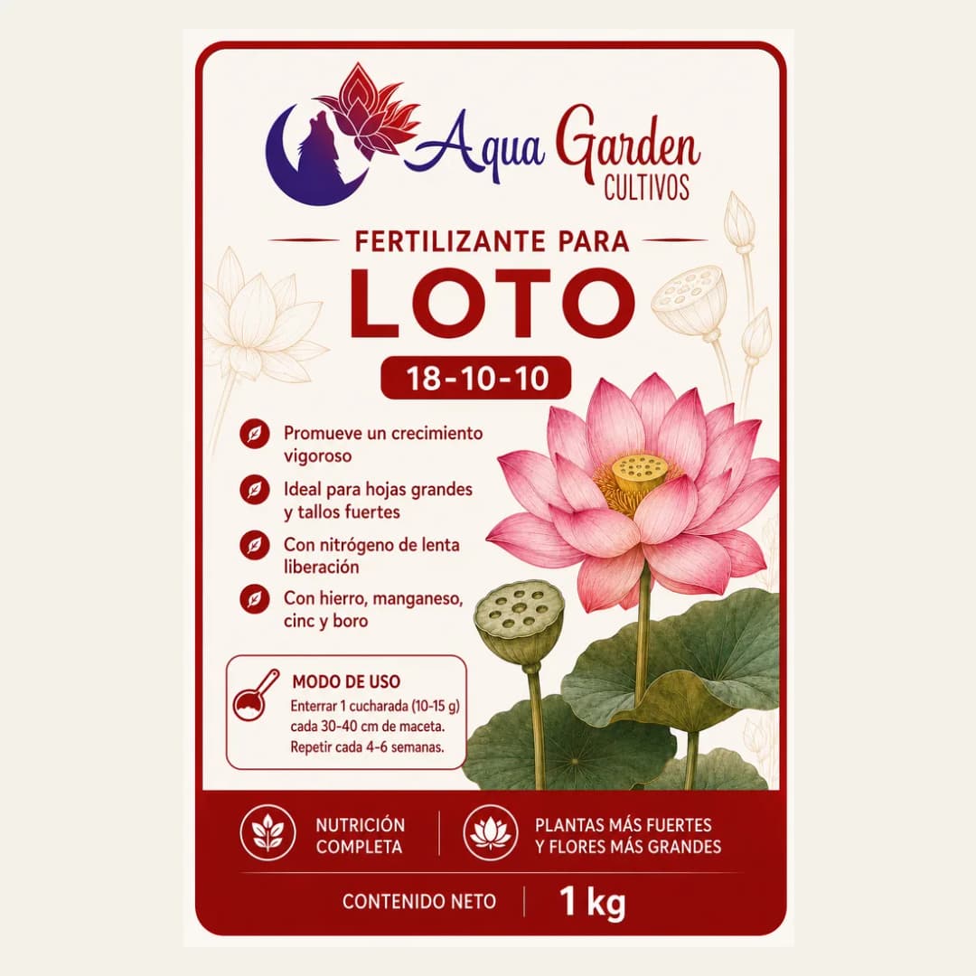 Fertilizante para lotos (1 kg), otra floración